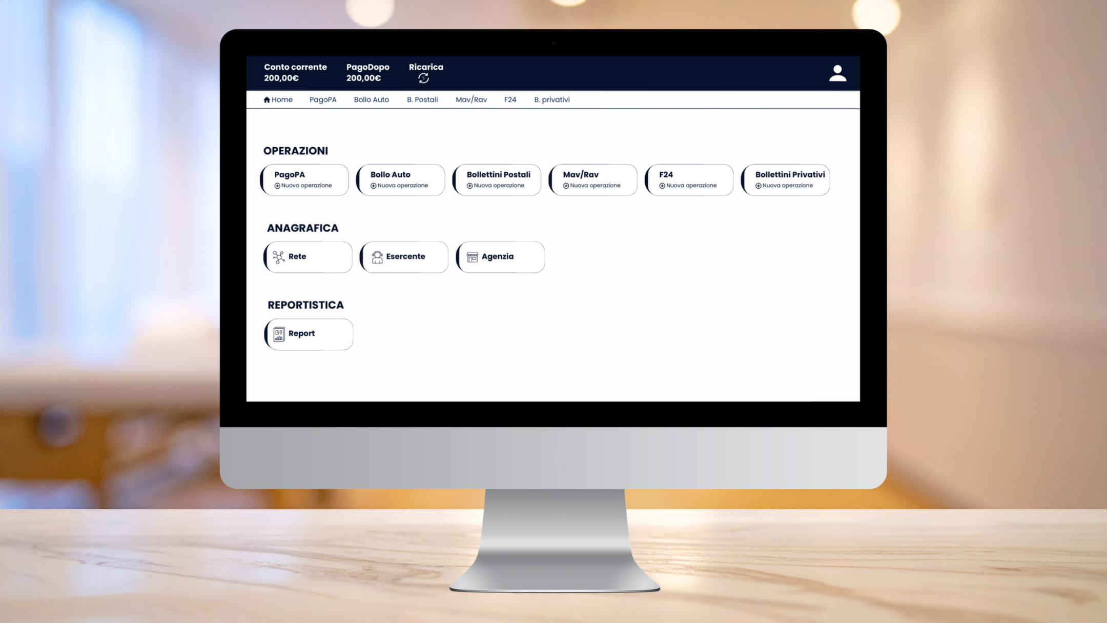 Pagamento Bollettini e PagoPA - Dashboard