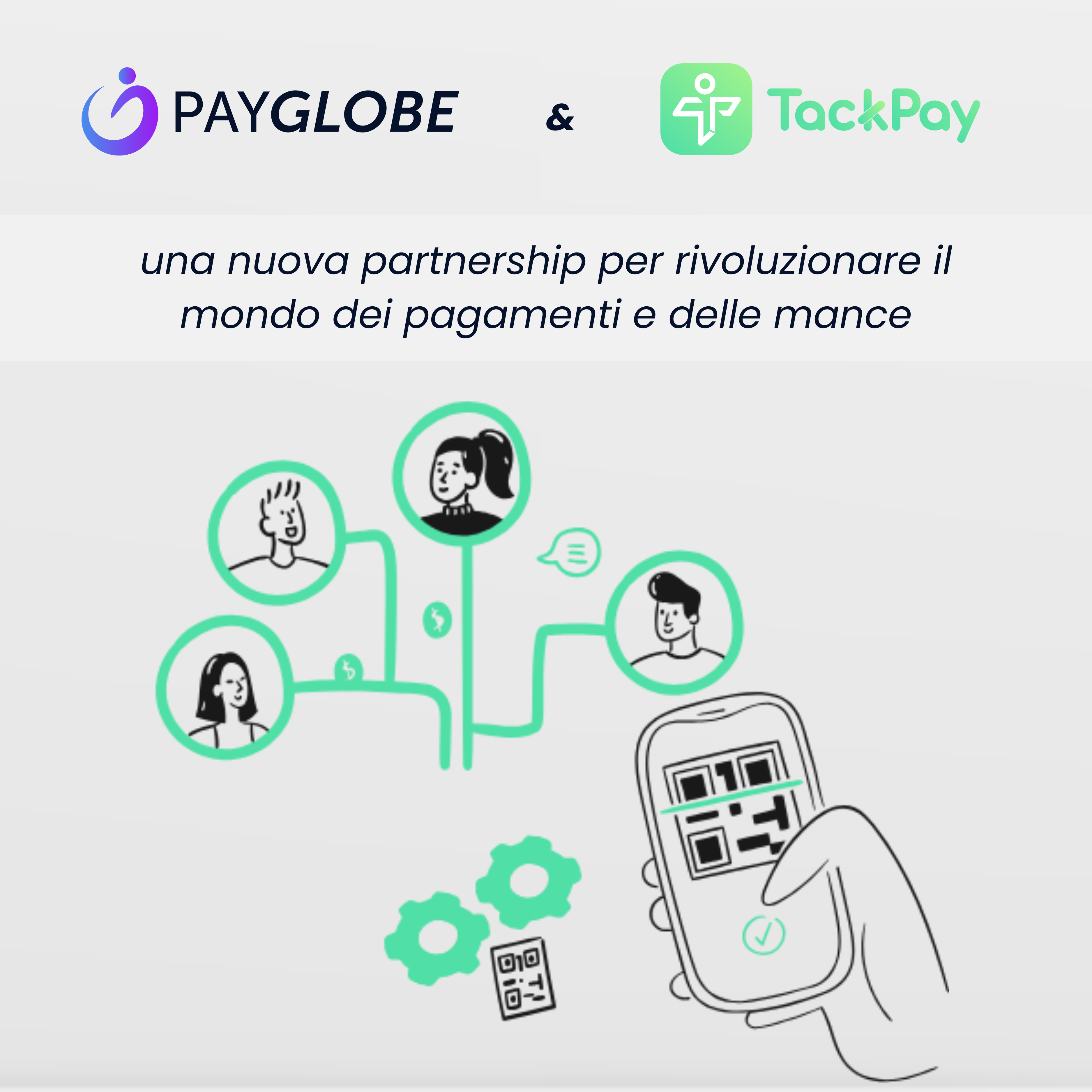 PayGlobe e TackPay: una nuova partnership per rivoluzionare il mondo dei pagamenti e delle mance